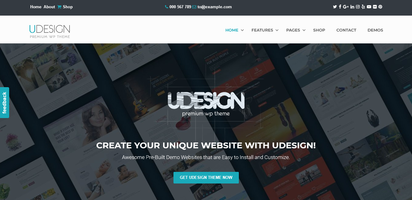 udesign atlantyckie miasto najpopularniejszego motywu wordpress ocean