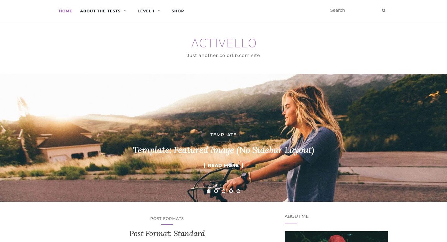 Activello 부스트랩 테마
