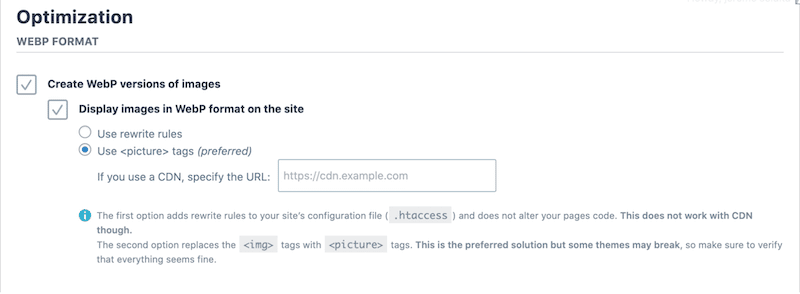 ميزة تحويل WebP - المصدر: تخيل