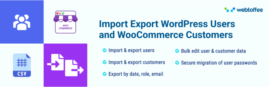 استيراد تصدير مستخدمي WordPress وعملاء WooCommerce