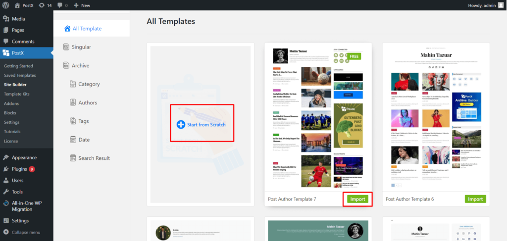 So erstellen Sie eine benutzerdefinierte WordPress-Autorenseite 6 Starting with Author Page Template