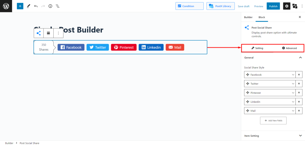 WordPress 소셜 공유 버튼 3을 추가하는 방법 Social Share Buttons Settings
