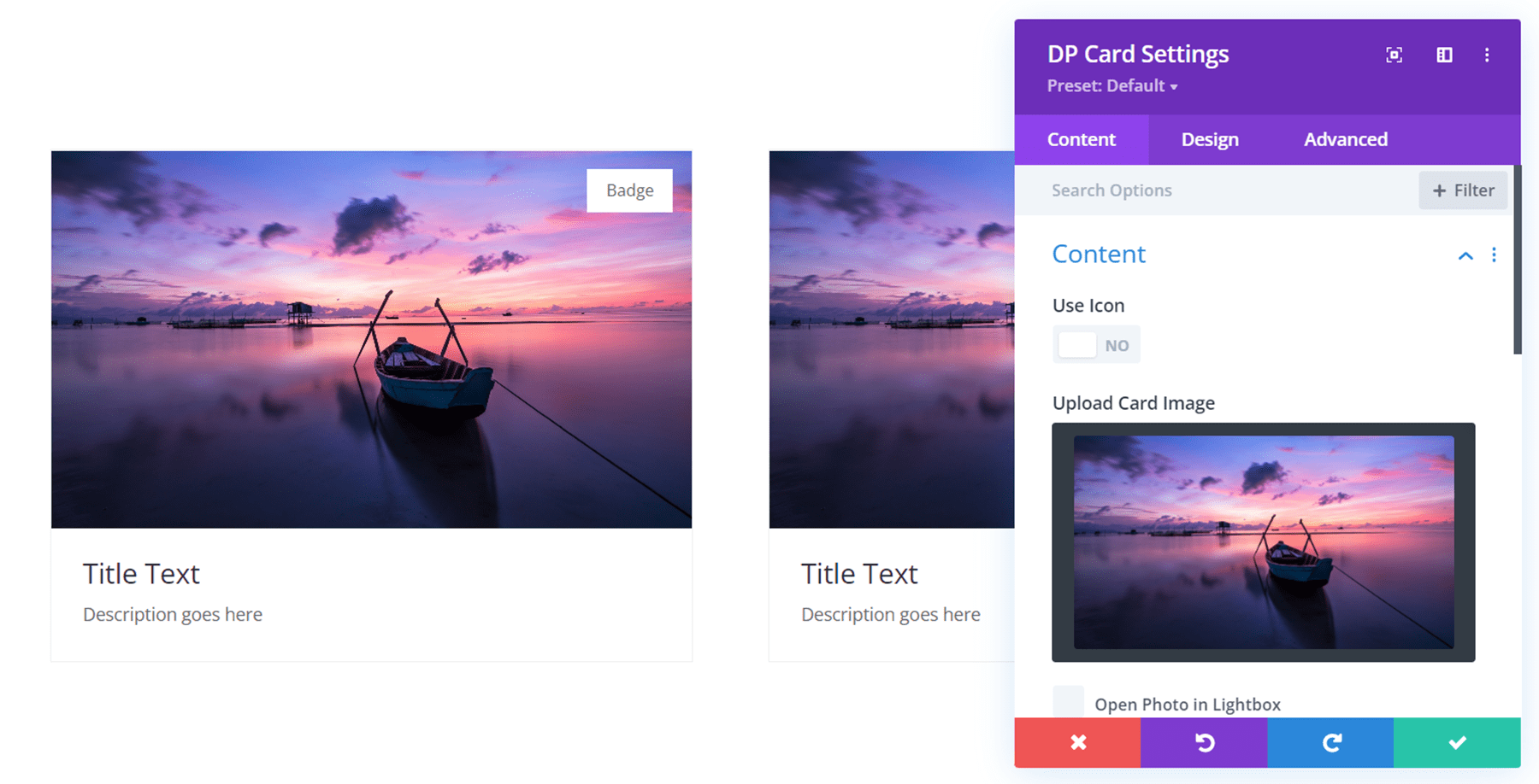 ปลั๊กอิน Divi เน้นการ์ด Divi ConKit Pro