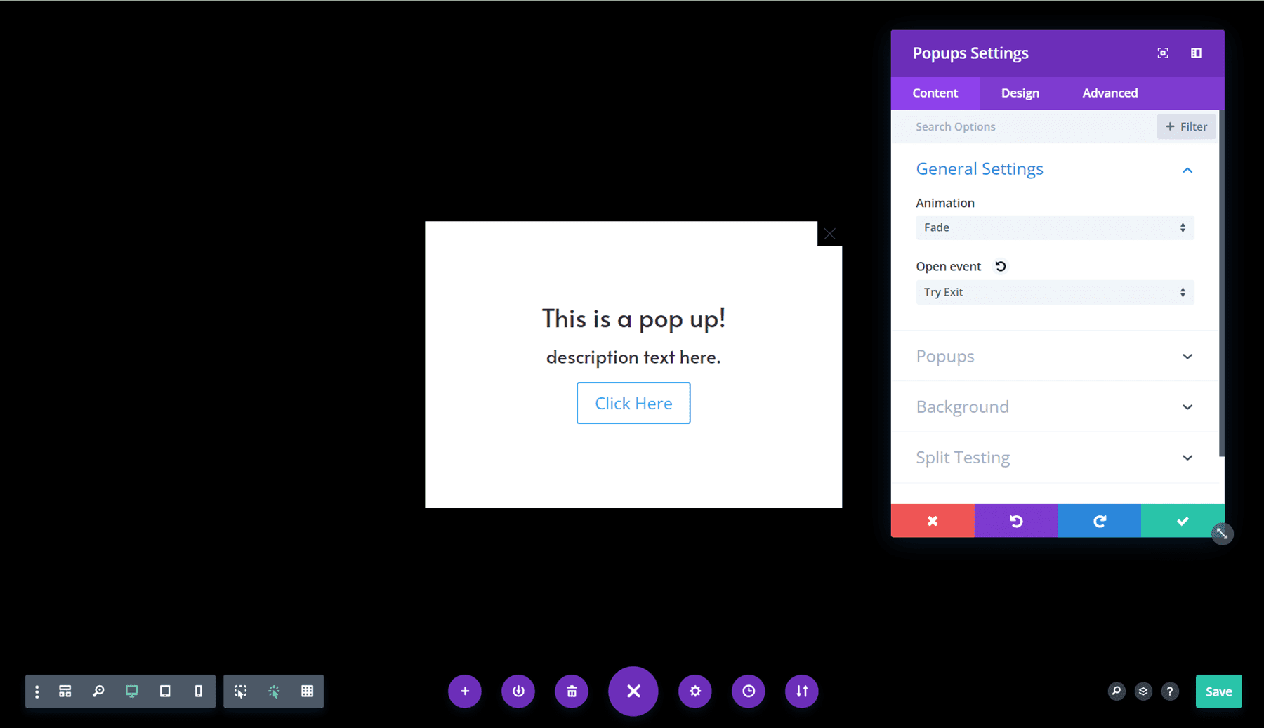 ปลั๊กอิน Divi เน้นการตั้งค่าป๊อปอัป Divi ConKit Pro