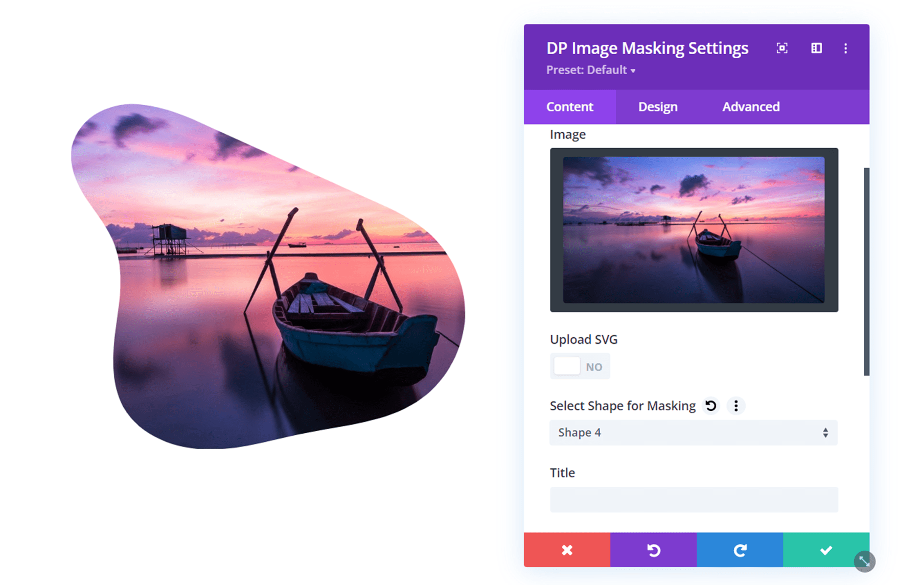 ปลั๊กอิน Divi เน้นการมาสก์รูปภาพ Divi ConKit Pro