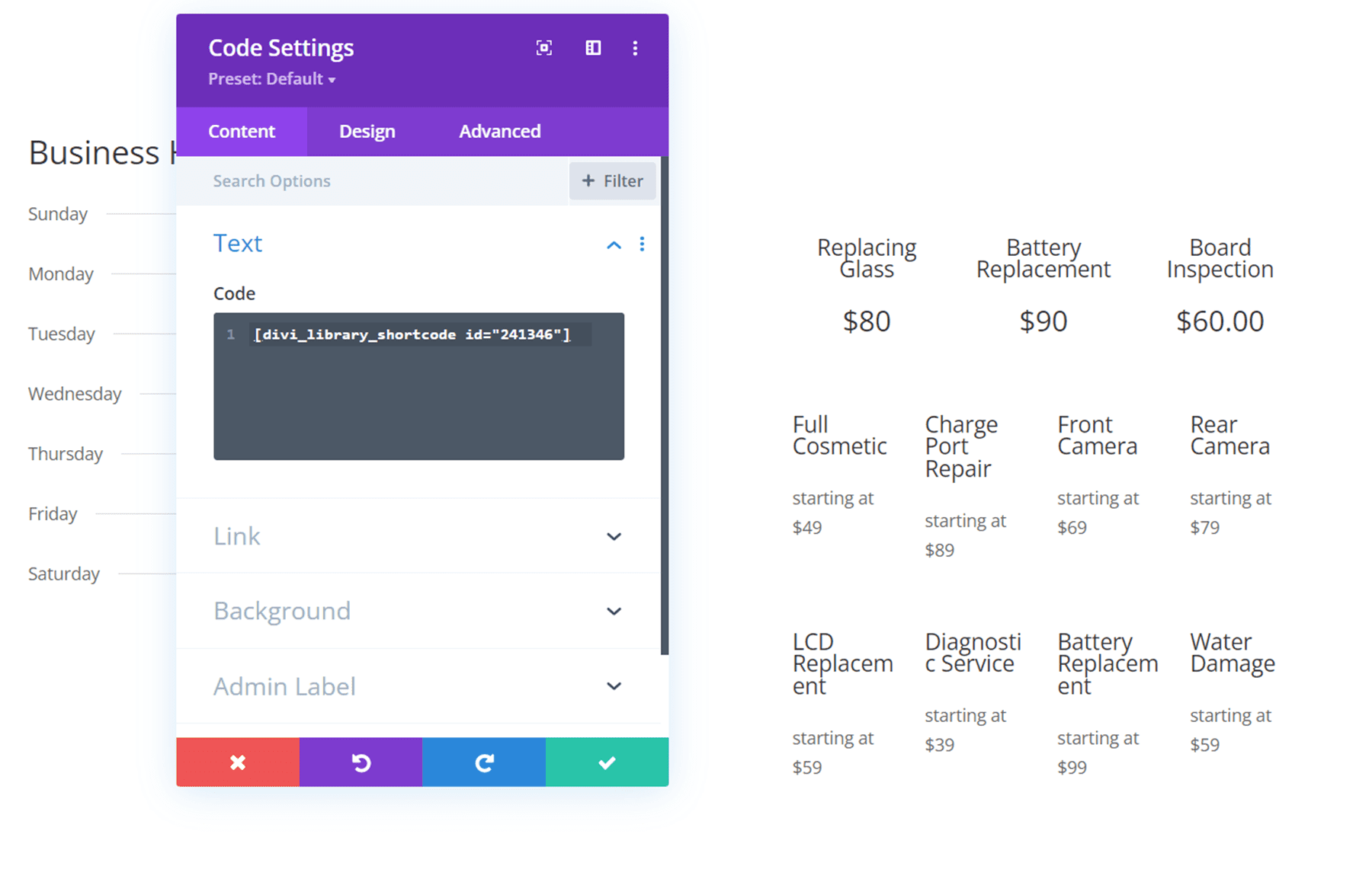 ปลั๊กอิน Divi เน้นรหัสย่อ Divi ConKit Pro