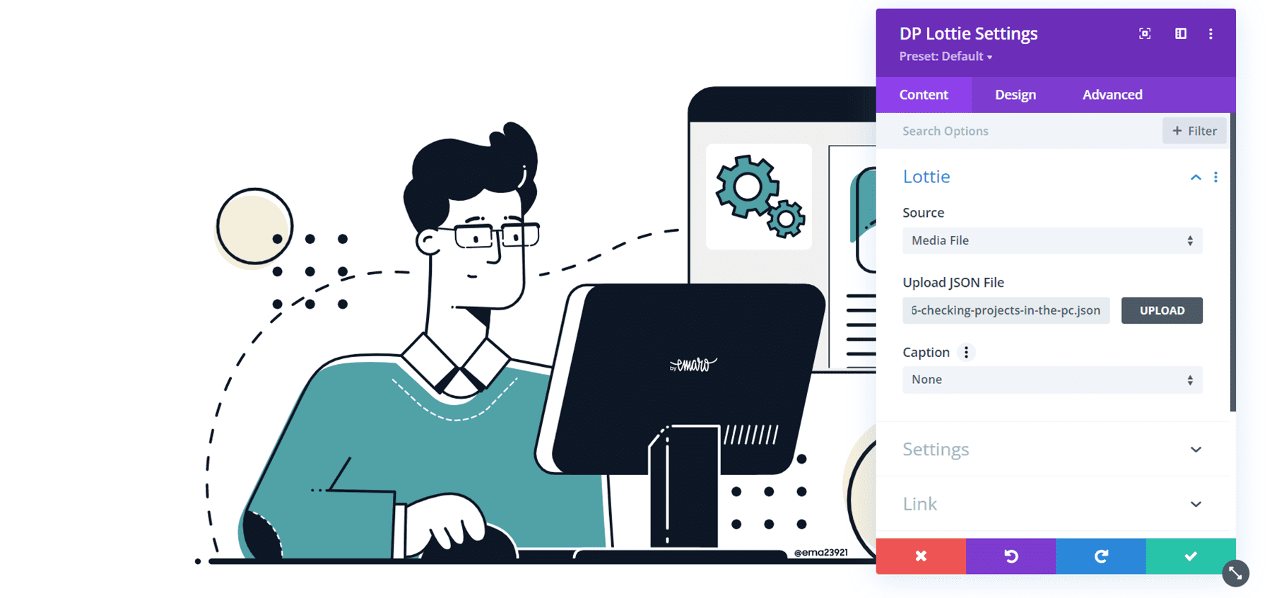ปลั๊กอิน Divi เน้น Divi ConKit Pro Lottie