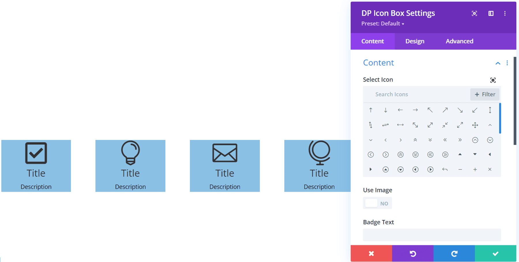 ปลั๊กอิน Divi เน้นกล่องไอคอน Divi ConKit Pro
