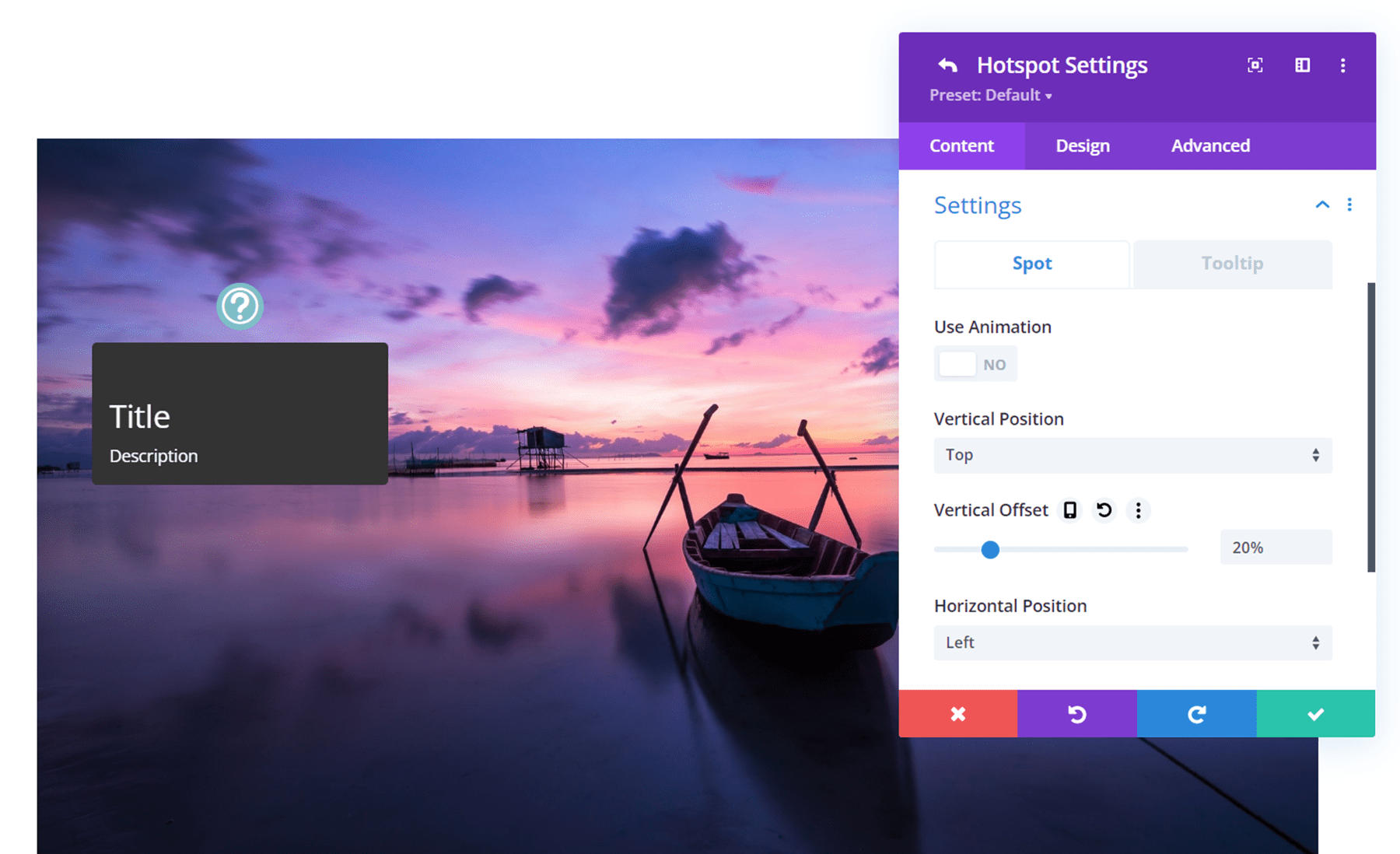 ปลั๊กอิน Divi ไฮไลต์ Divi ConKit Pro Hotspots