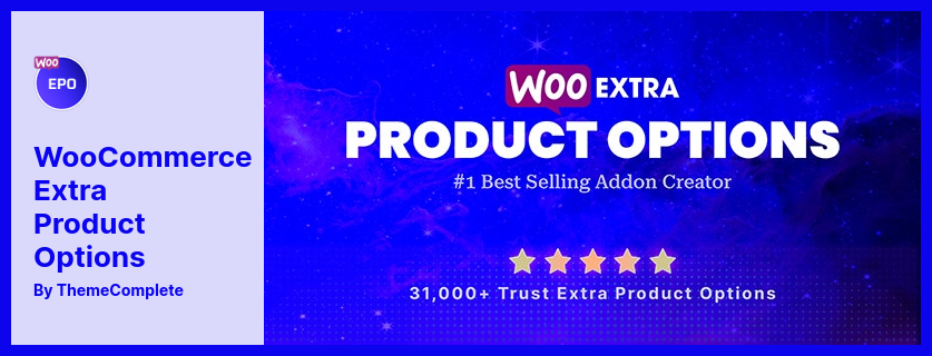 Plugin pentru opțiuni suplimentare pentru produse WooCommerce - Creați cu ușurință suplimente pentru produse WooCommerce