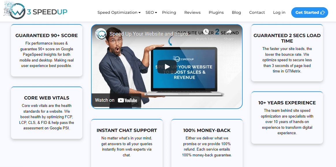 W3 Speed Up Servicii de optimizare a vitezei WordPress