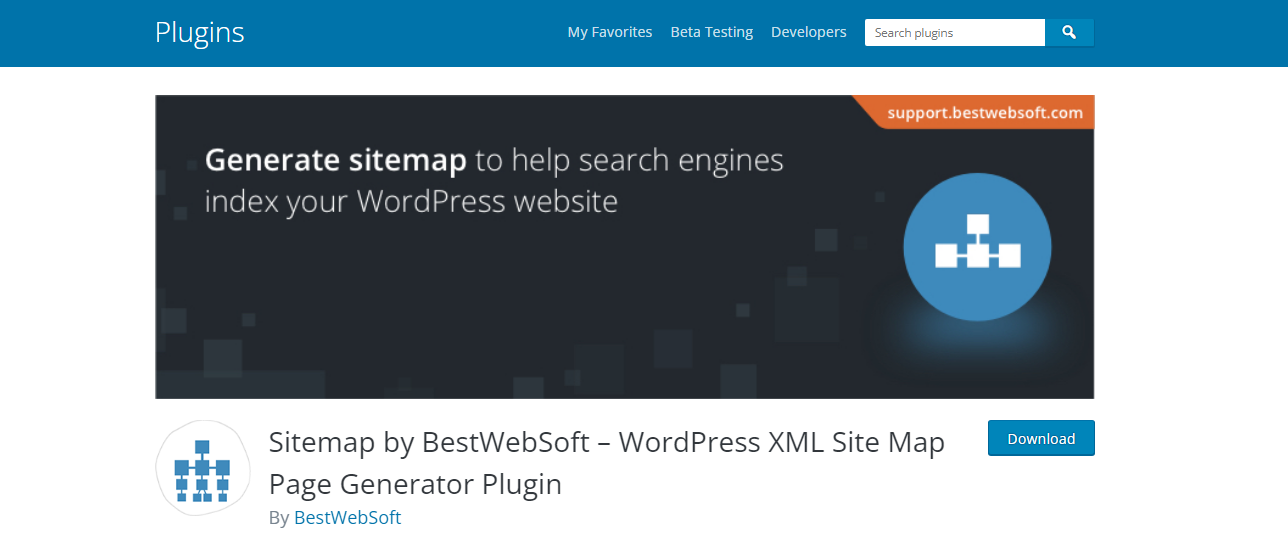 BestWebSoft によるサイトマップ - WordPress のサイトマップ プラグイン