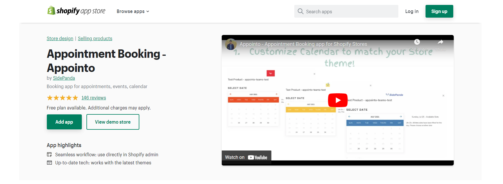 アポイント予約 Appointo - Shopify 予約システム