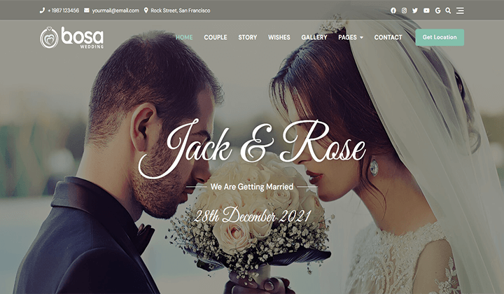 9+ Tema WordPress Pernikahan Terbaik di 2022 6 wedding WordPress themes