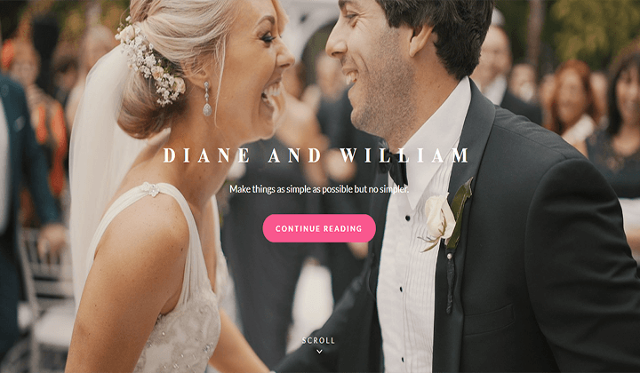 9+ Tema WordPress Pernikahan Terbaik di 2022 3 wedding WordPress themes