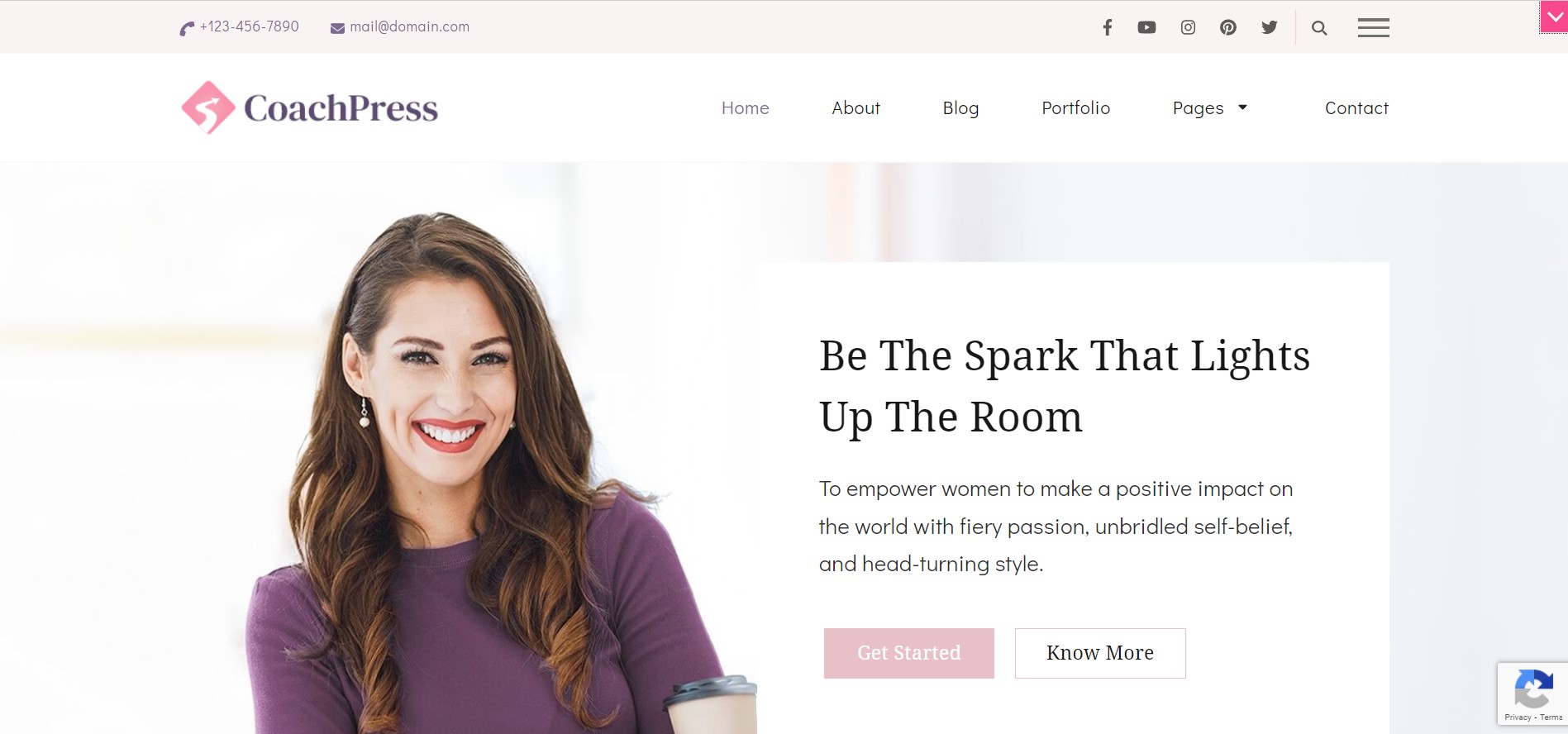 coachpress lite - tema wordpress halaman arahan pendidikan gratis untuk magang penyihir