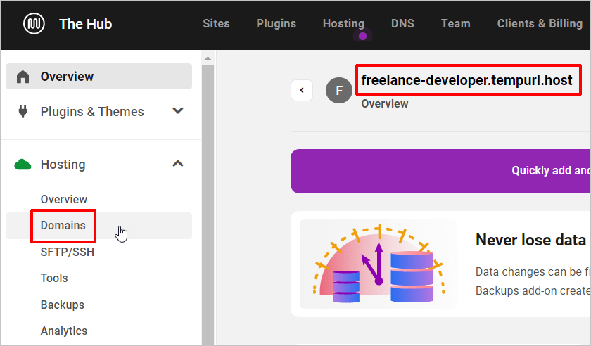 L'Hub: Hosting - Domini