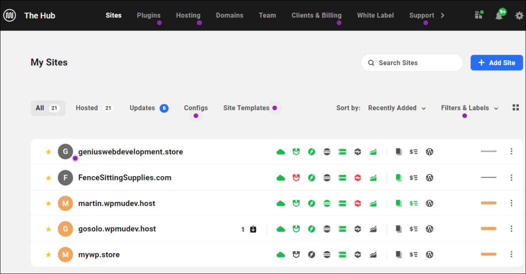The Hub di WPMU DEV