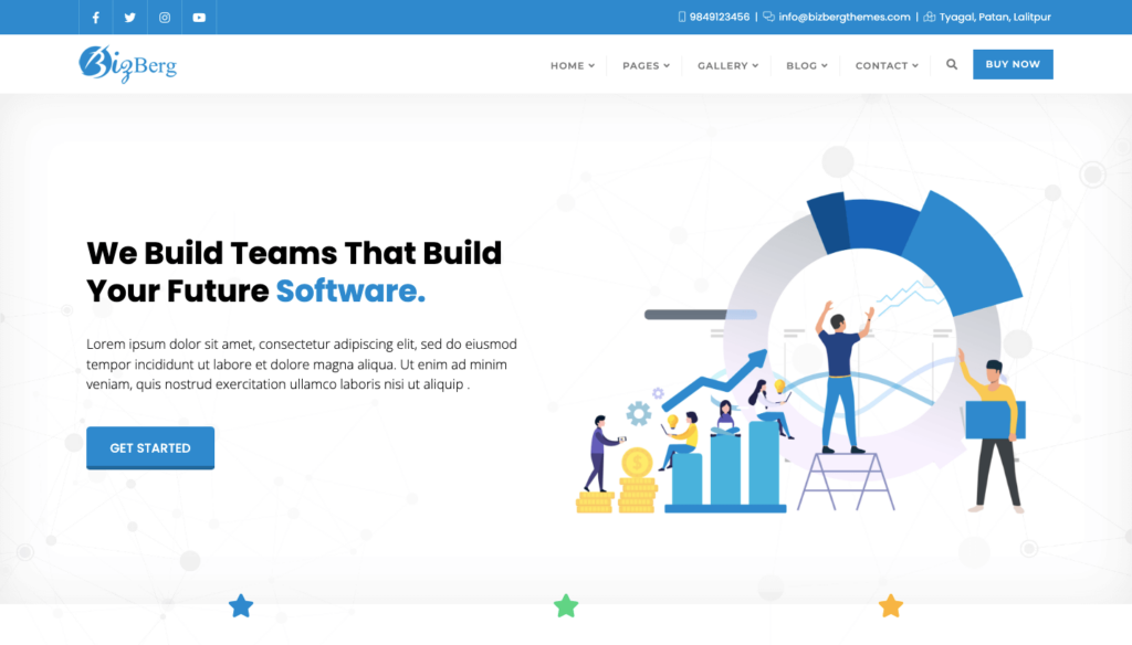 9 Tema WordPress Agen Pemasaran Digital Terbaik di 2022 8 bizberg 31