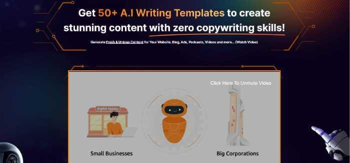 ตัวอย่างหน้า Landing Page จาก Local IO