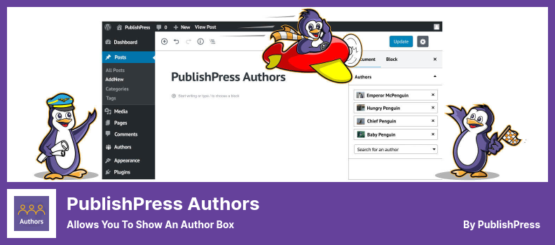PublishPress 作者插件 - 允許您顯示作者框