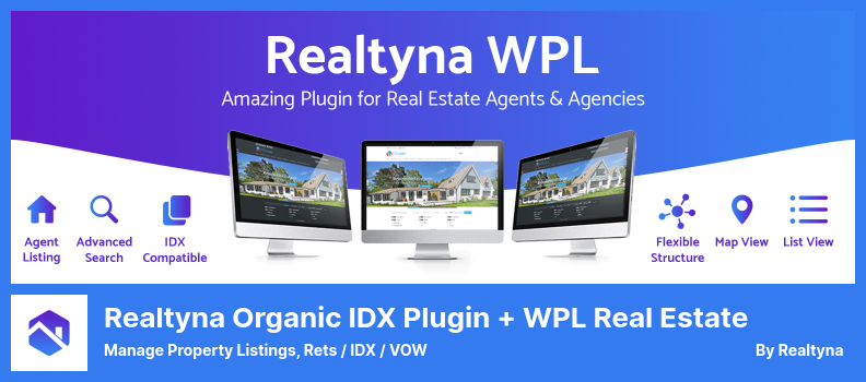 Realtyna WPL 插件 - 管理房產列表、Rets / IDX / VOW