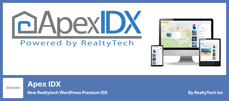 Apex IDX 插件 - 新的 Realtytech WordPress 高級 IDX