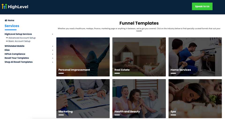 Template Corong Tingkat Tinggi