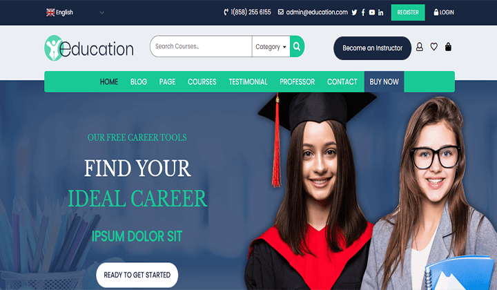 11 Tema WordPress Pendidikan Terbaik Unduh Gratis 2022 4 WordPress education themes