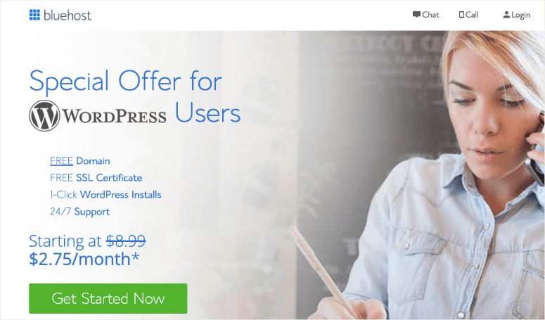 sconto sull'hosting bluehost