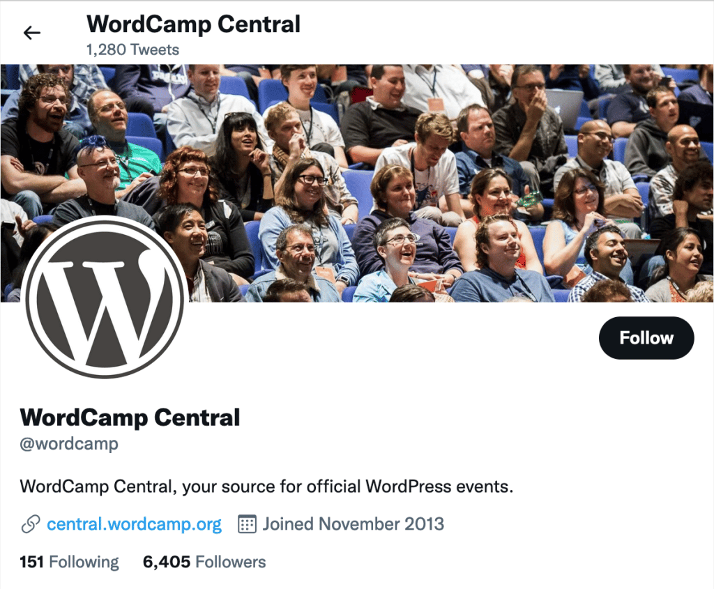 WordCamp 推特
