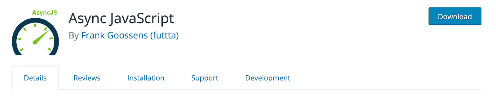 WordPress 存儲庫中的異步 JavaScript 插件