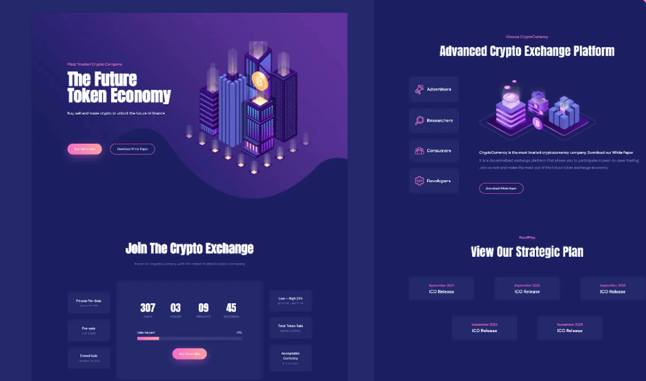 Gutenberg 12 的最佳 NFT 網站模板和塊 NFT Website Template