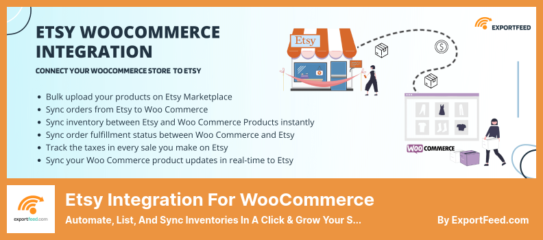 WooCommerce Etsy 統合プラグイン - クリック 1 回で在庫を自動化、一覧表示、同期して売り上げを伸ばしましょう
