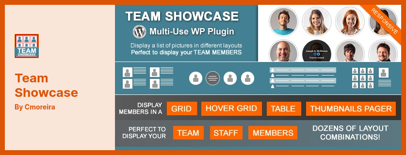 Complemento Team Showcase: muestra su personal médico
