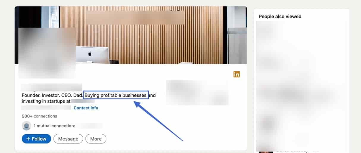 LinkedIn este un loc minunat pentru a vinde o afacere
