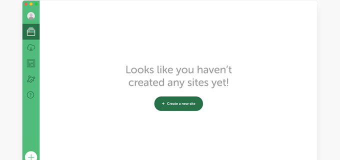 Creați site-ul web local