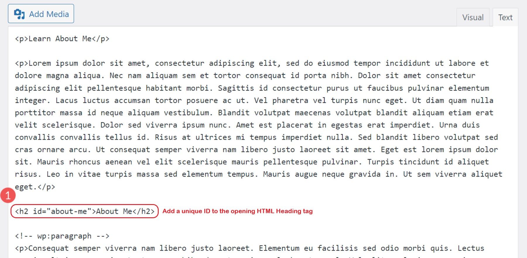 WordPress Classic Editor 2 でアンカーリンクを作成する