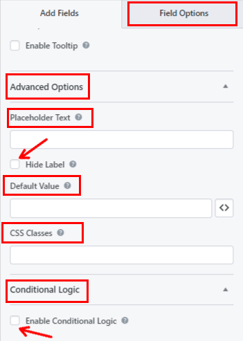 Adicionar campo WYSIWYG nos campos avançados do WordPress Forms