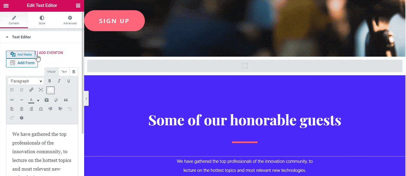Come incorporare qualsiasi contenuto in Elementor con EmbedPress? 5 Embed Any Content In Elementor