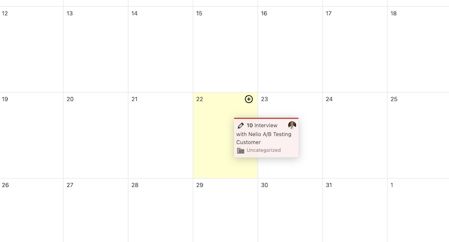 Faites glisser chaque message à la date à laquelle vous souhaitez qu'il soit publié