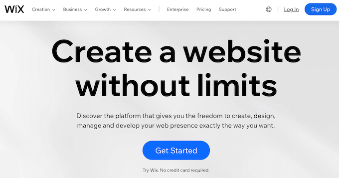 Wix هو CMS مع ثاني أكبر حصة في السوق