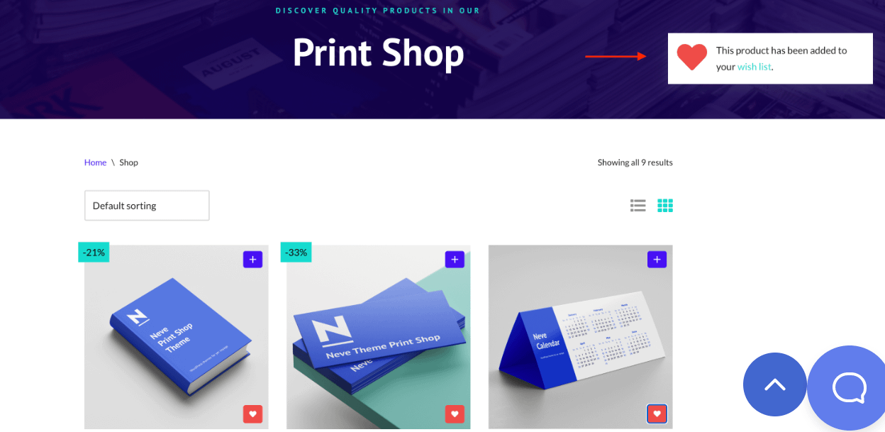 إضافة قائمة أمنيات باستخدام Sparks لـ WooCommerce