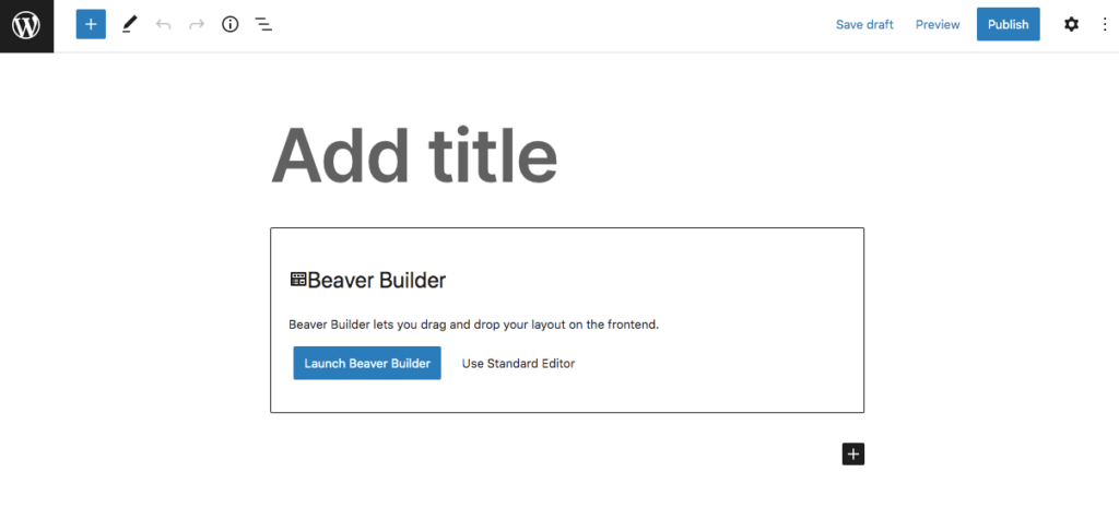 إطلاق Beaver Builder