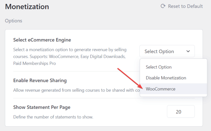 TutorLMS、WooCommerce による無料の収益化オプション