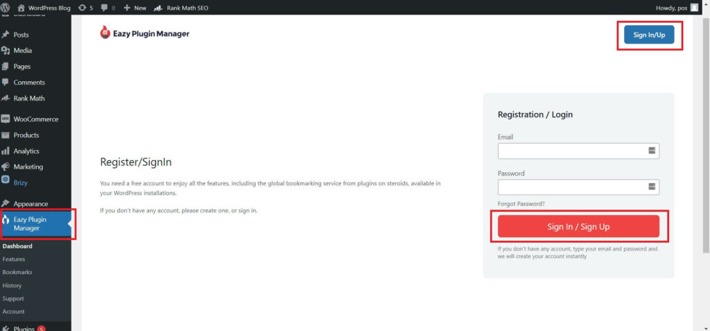 Eazy Plugin Manager - تحسين سير عمل إدارة البرنامج المساعد الخاص بك 12 How to get started with the Easy Pluing Manager