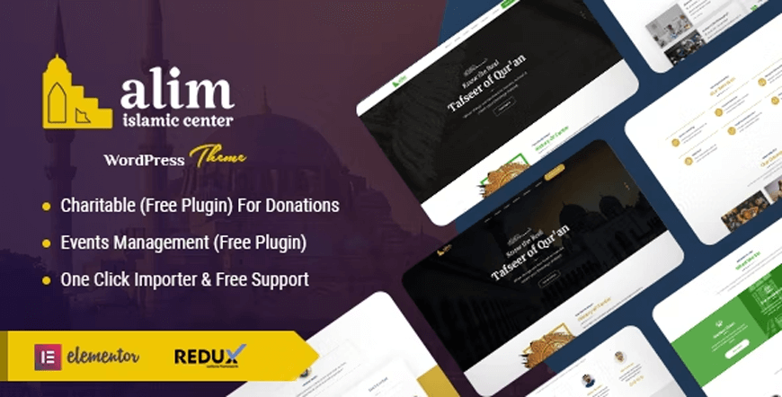 Alim - Tema WordPress del centro islamico