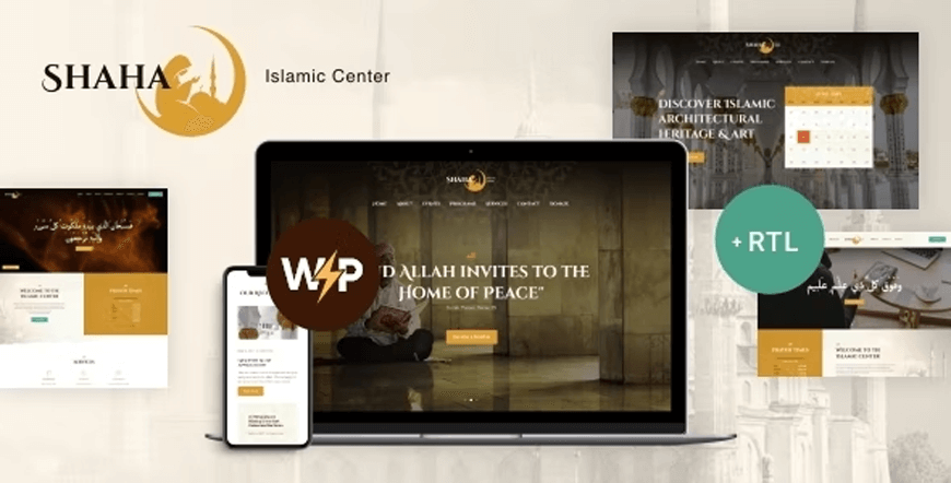 Shaha - Tema WordPress del centro islamico