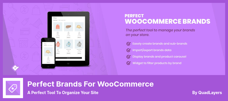 Complemento Perfect Brands for WooCommerce: una herramienta perfecta para organizar su sitio