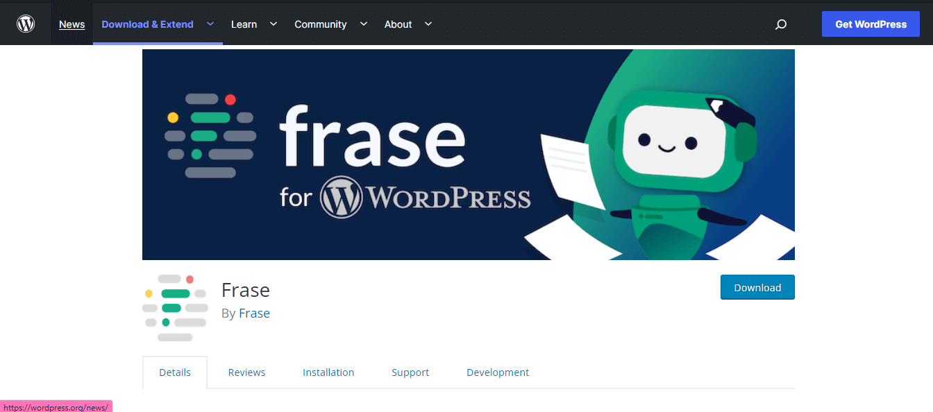 Frase,WordPress 的 AI 寫作助手